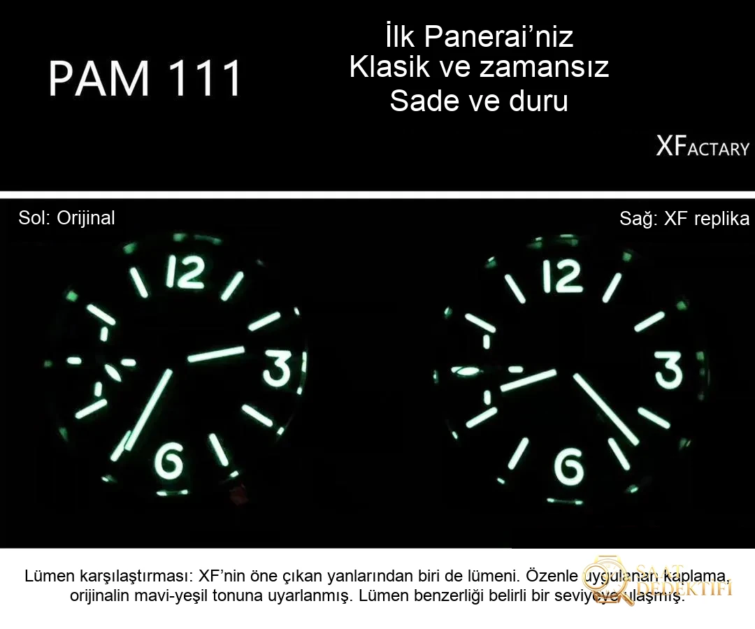 Karşılaştırmalı inceleme: XF Panerai PAM111 — ilk Panerai