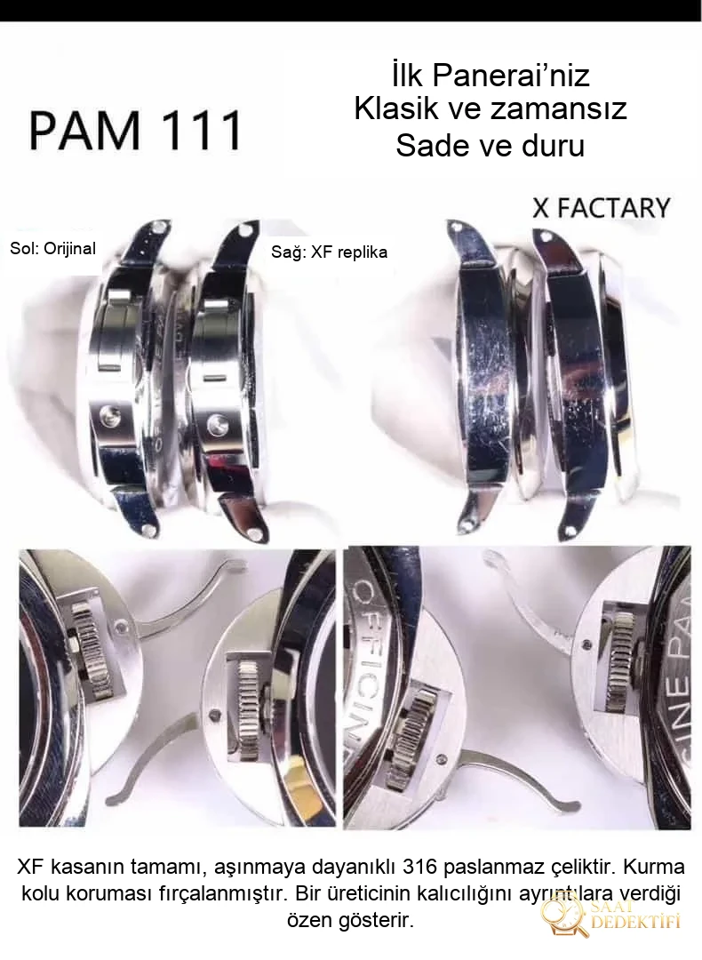 Karşılaştırmalı inceleme: XF Panerai PAM111 — ilk Panerai