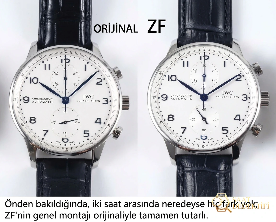 IWC Portugieser IW371446 ZF Factory İncelemesi - Ön Görünüm ve Kasa Tasarımı
