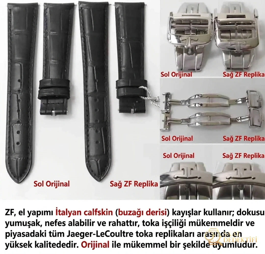 Karşılaştırmalı inceleme: ZF Factory JL Jaeger-LeCoultre Master Geographic serisi Q1428421 klasik deri kayışlı erkek kol saati - Bilekte Duruş ve Kasa Orantısı