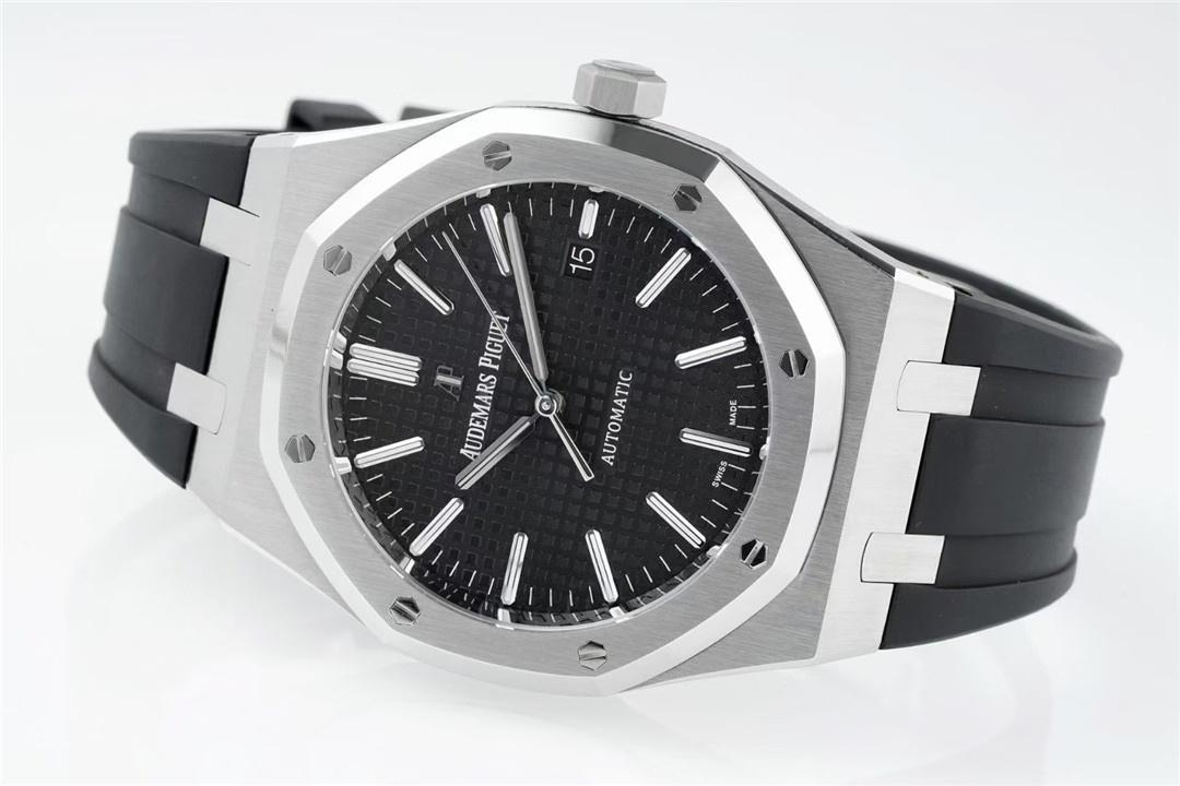 Kauçuk kayışlı APS Factory Audemars Piguet 15400 entegre 3120 mekanizma V3 işçilik incelemesi — 5. fotoğraf