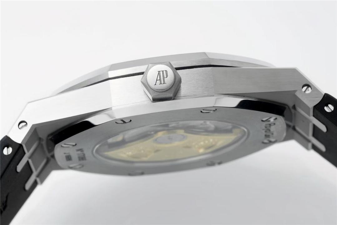 Kauçuk kayışlı APS Factory Audemars Piguet 15400 entegre 3120 mekanizma V3 işçilik incelemesi — 6. fotoğraf