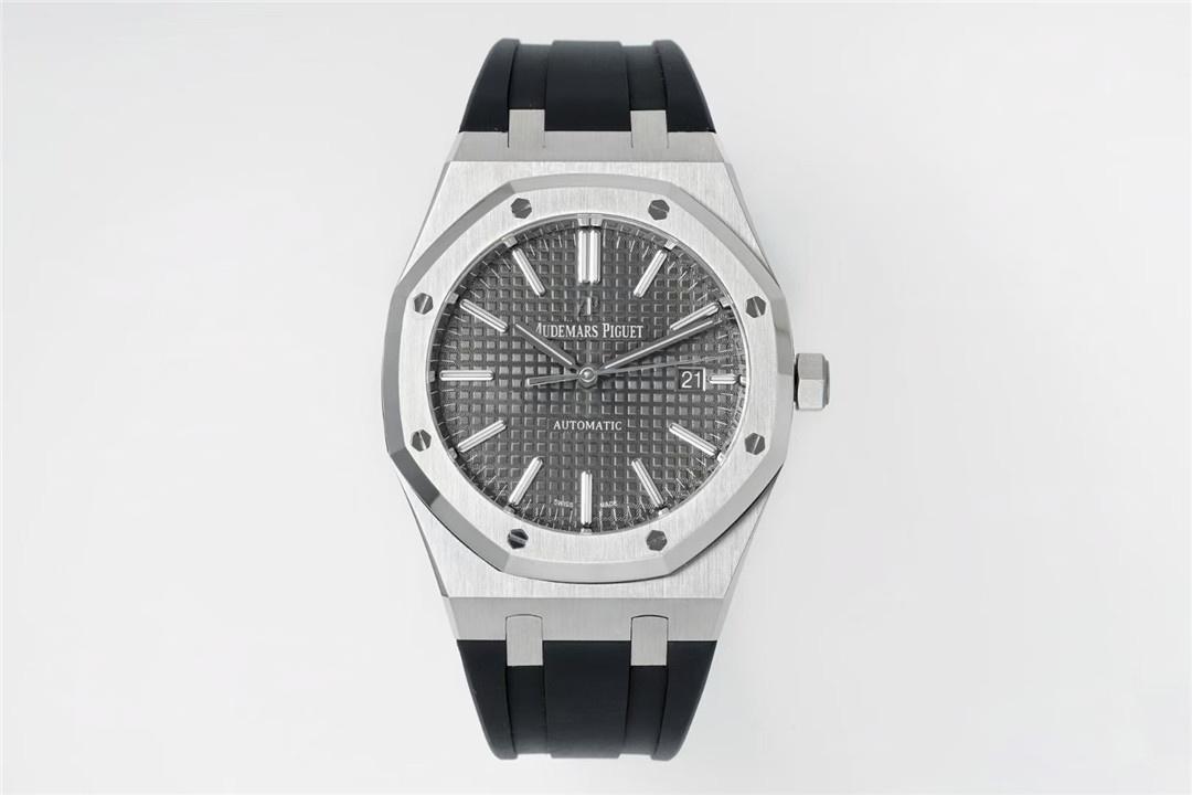 Kauçuk kayışlı APS Factory Audemars Piguet 15400 entegre 3120 mekanizma V3 işçilik incelemesi — 11. fotoğraf