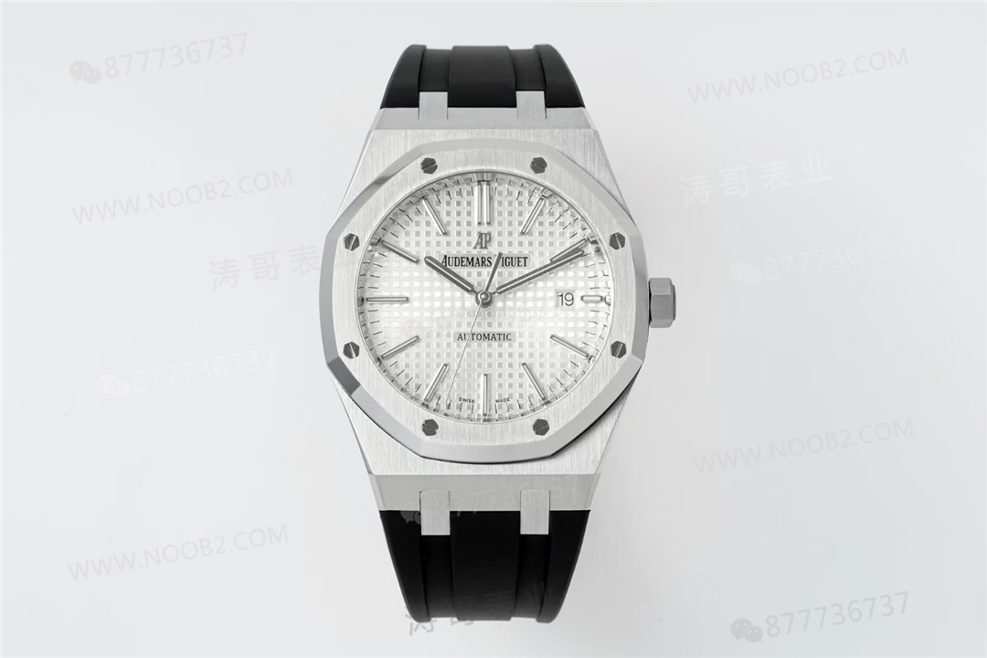 Kauçuk kayışlı APS Factory Audemars Piguet 15400 entegre 3120 mekanizma V3 işçilik incelemesi — 12. fotoğraf