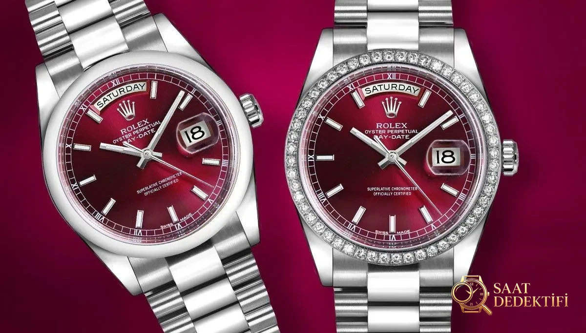 Kırmızı Kadranlı Rolex Saatleri