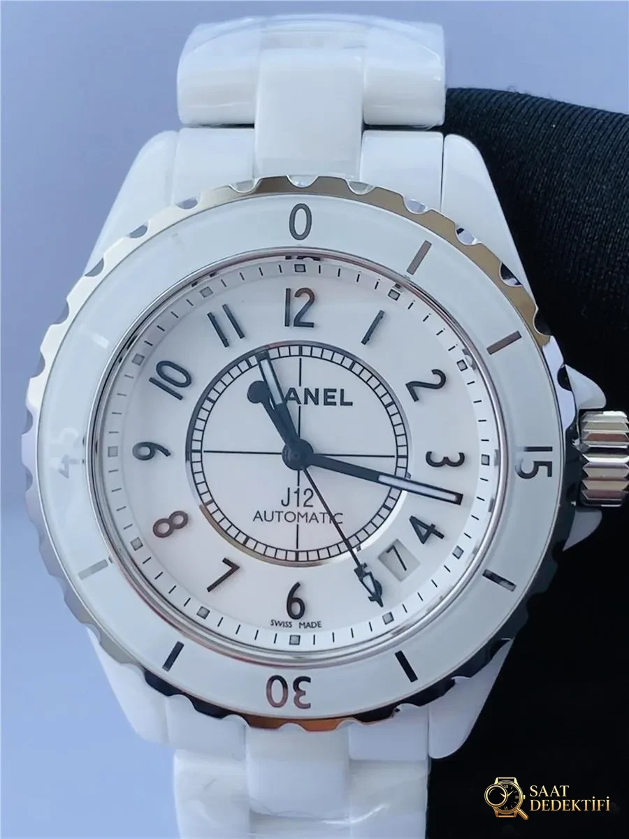KOR Factory Chanel J12 seramik replika saat incelemesi - Kasa Profili ve Kurma Kolu İncelemesi