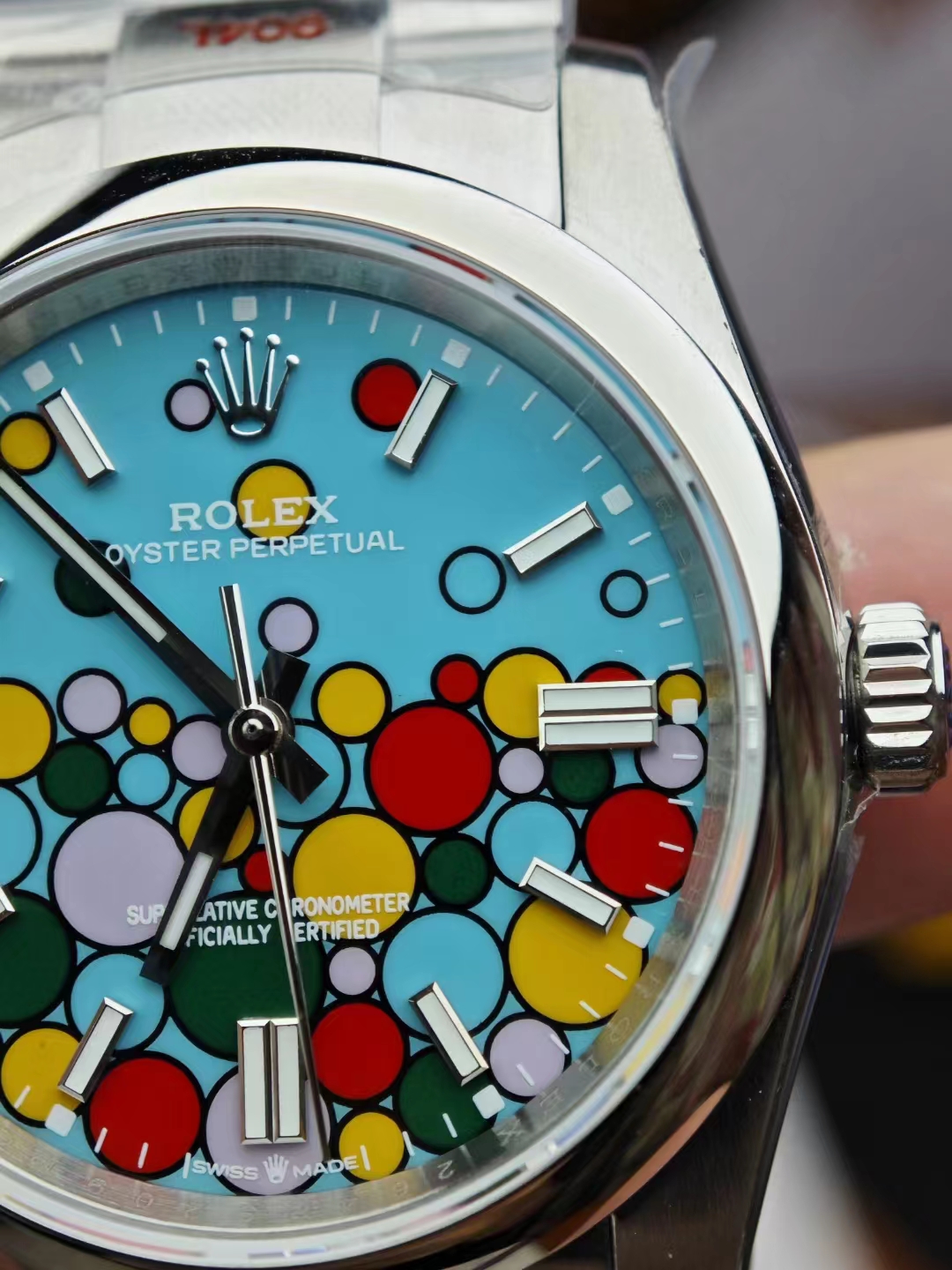 Rolex Oyster Perpetual 126000 Bubble Kadran