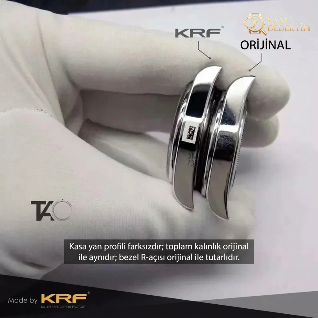 KRF Factory Replika Tudor Black Bay M79500 uniseks 36 mm saat gerçek-replika karşılaştırması ve orijinal incelemesi - Arka Kapak ve Mekanizma Detayı