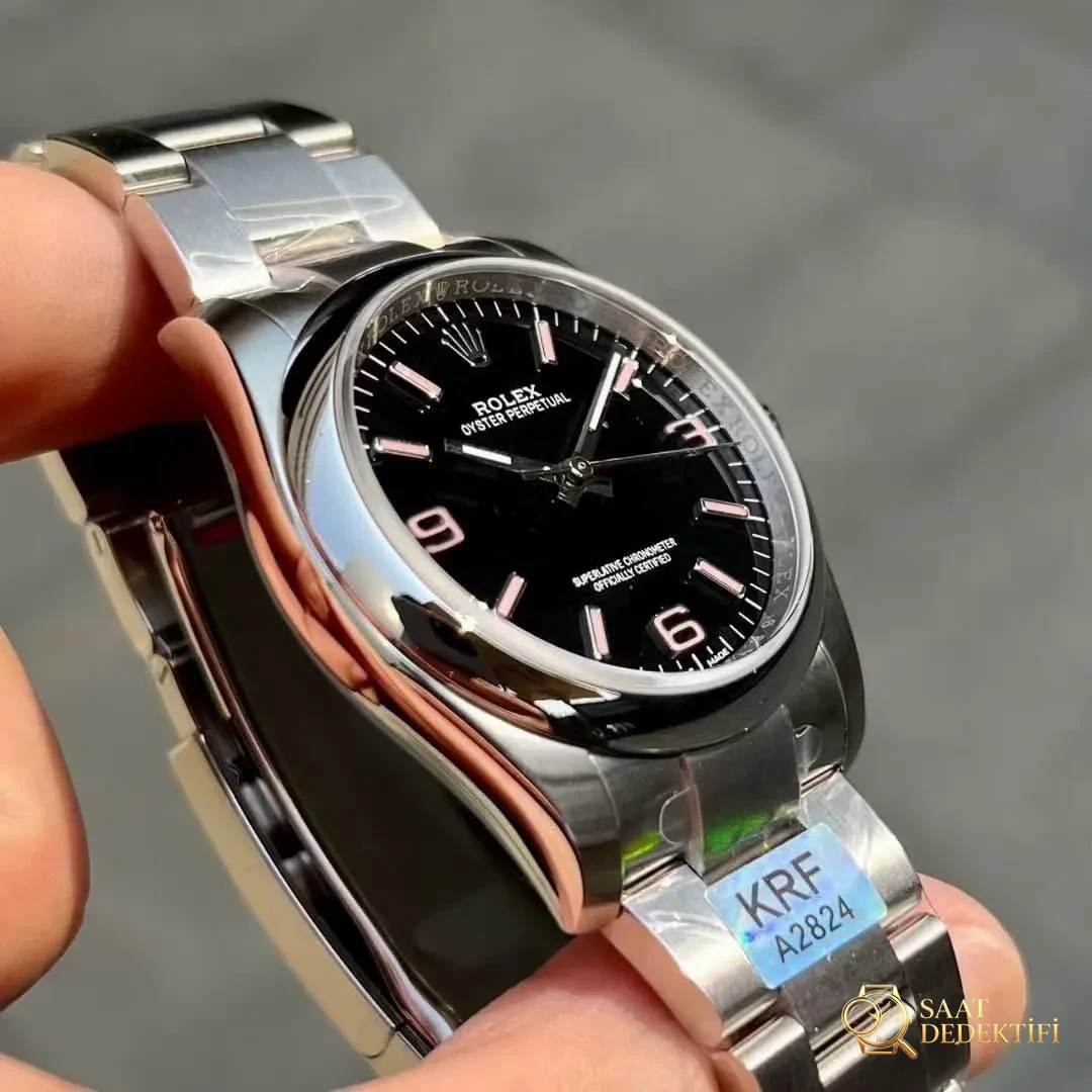 KRF Factory Rolex 116000 Oyster Perpetual classic 369 dial, 36 mm how is the workmanship? - Macro Dial and Index Workmanship