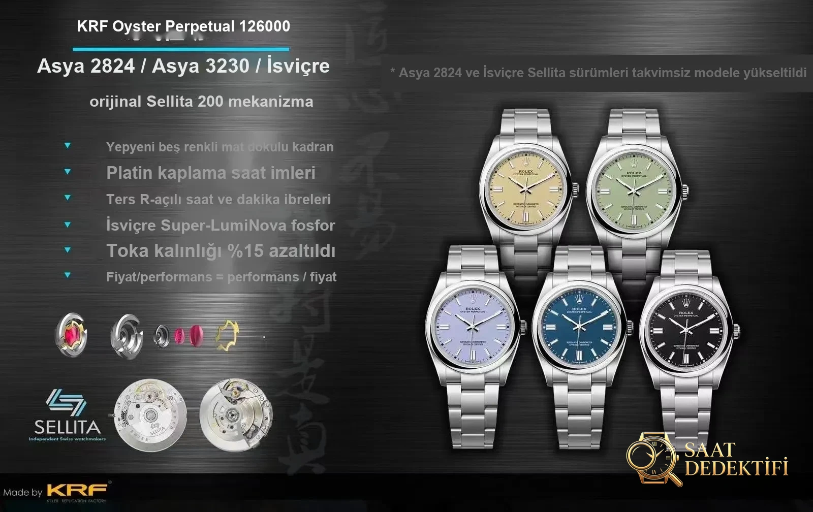 Otomatik 2824-2, 2836-2 ve 7750 Taban Kalibre Mekanizmaların Teknik Karşılaştırması