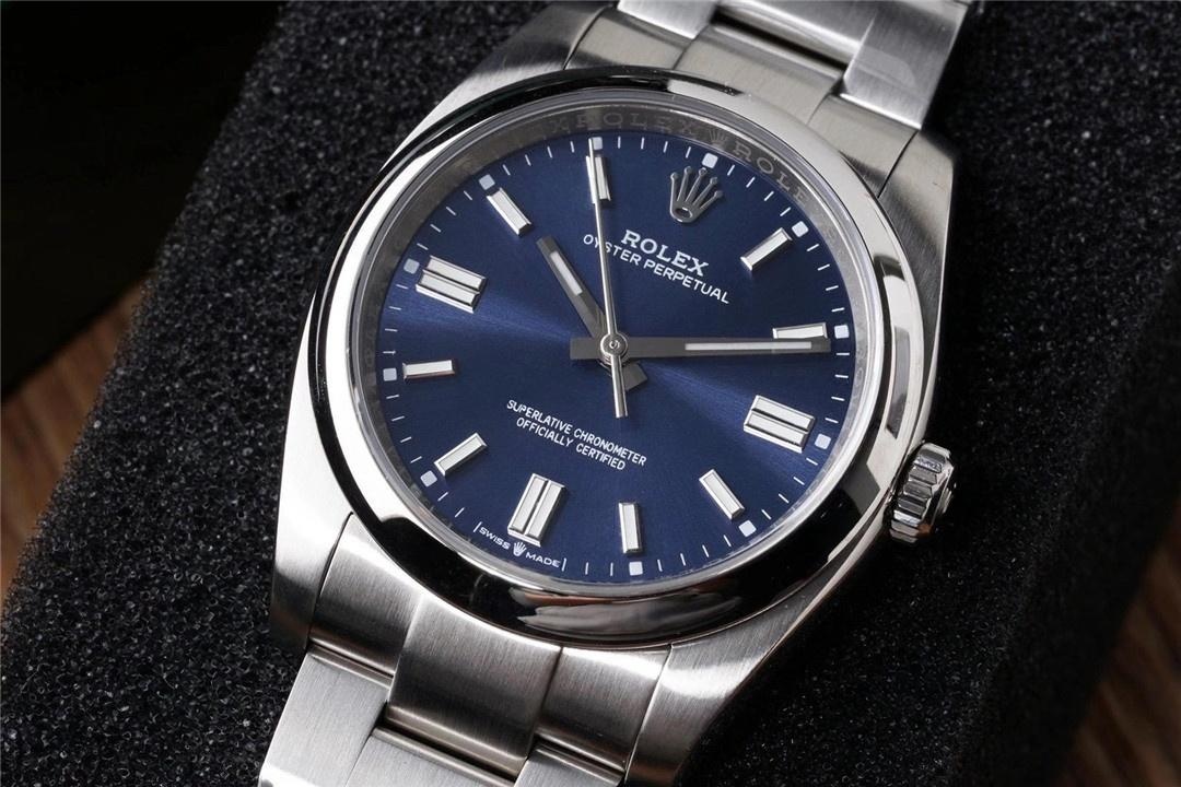 KRF Factory Rolex Oyster Perpetual 126000 mavi kadran uniseks modelin kalitesi nasıl? — 4. fotoğraf