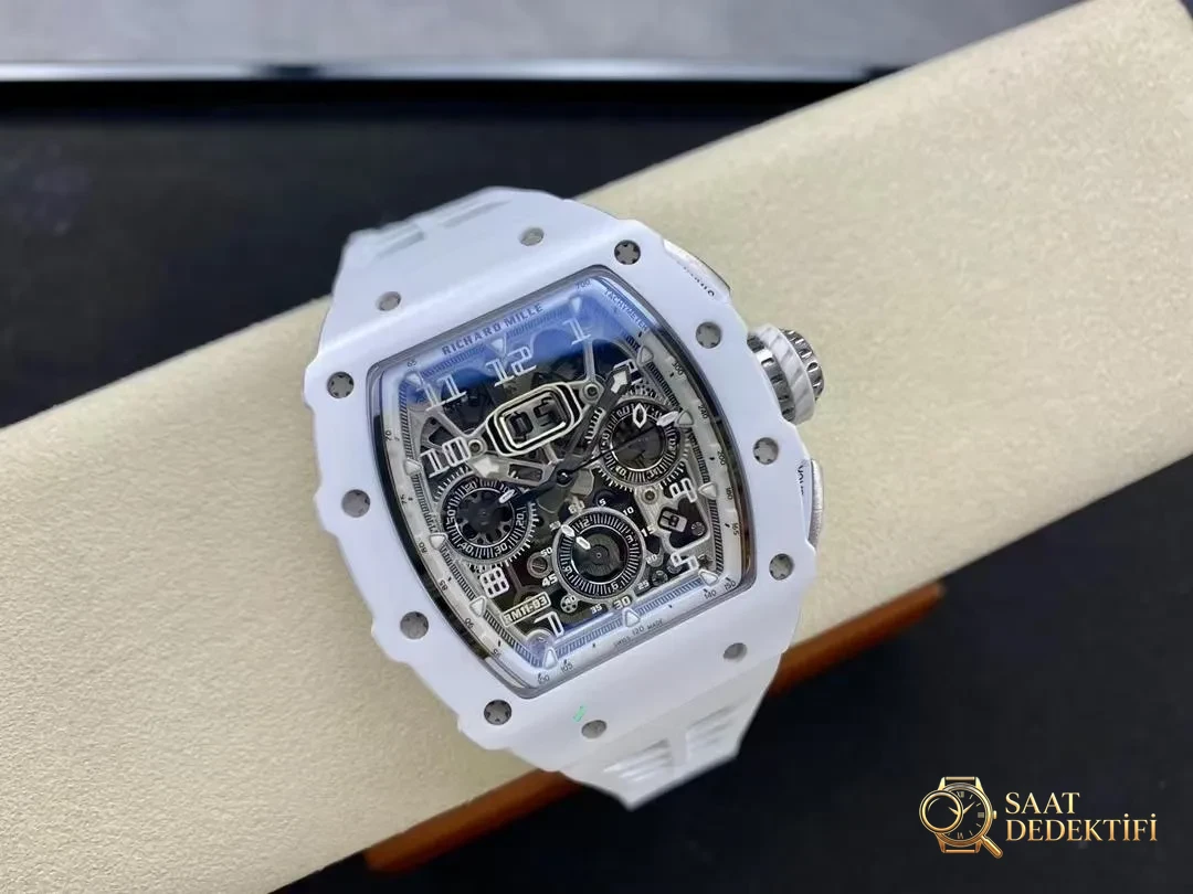 Richard Mille RM11-03 Beyaz Seramik Replika