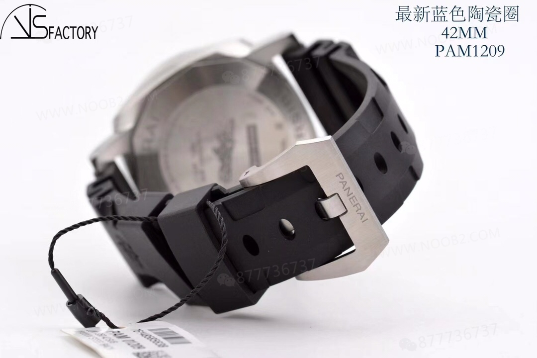 Küçük Kasa Çaplı Panerai: VS Factory 1209 Küçük Mavi Hayalet 42 mm Seramik Bezelli Saat — 8. fotoğraf