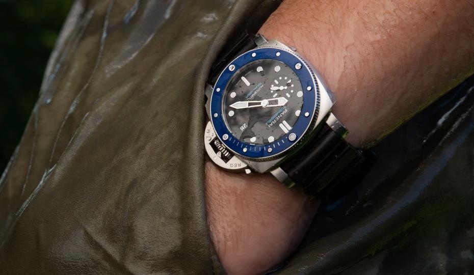 Küçük Kasa Çaplı Panerai: VS Factory 1209 Küçük Mavi Hayalet 42 mm Seramik Bezelli Saat — 10. fotoğraf