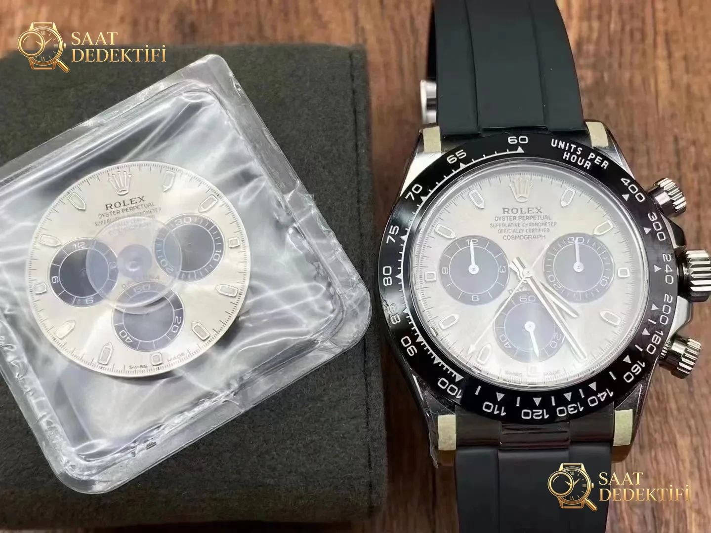 Kusursuz gri Daytona? - Kadran Detayı ve Bezel İşçiliği
