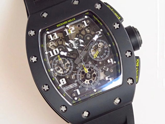 Richard Mille RM011 Karbon Kasa
