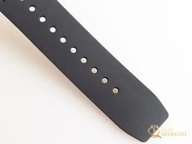 Richard Mille RM011 Siyah Kauçuk Kayış