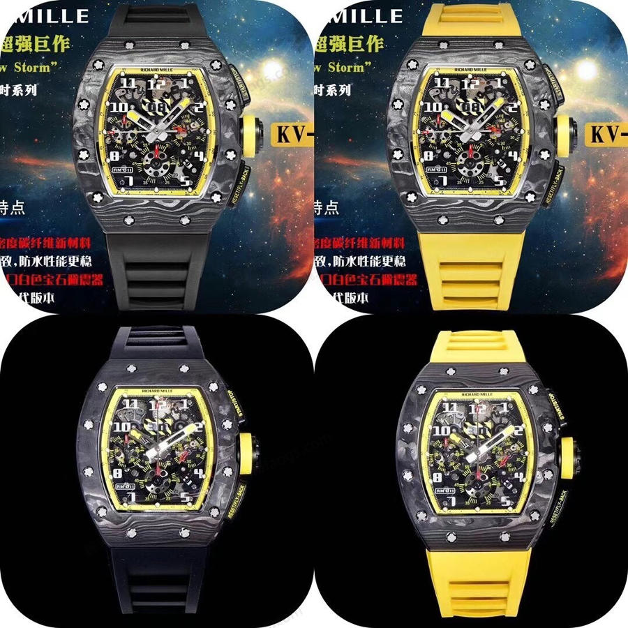 KV Factory Richard Mille RM011-03M saat incelemesi — 1. fotoğraf