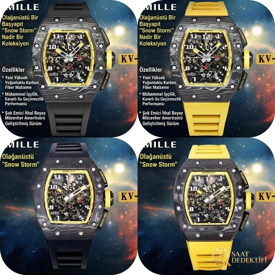 Richard Mille RM011 RM011-03M İncelemesi - Ön Görünüm ve Kasa Tasarımı