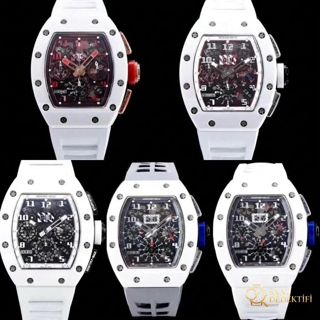 KV Factory Richard Mille RM011-03M saat incelemesi - Kadran Detayı ve Bezel İşçiliği