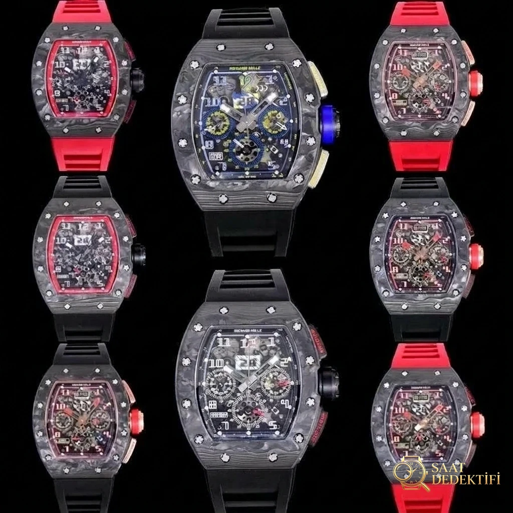 KV Factory Richard Mille RM011-03M saat incelemesi - Makro Kadran ve İndeks İşçiliği