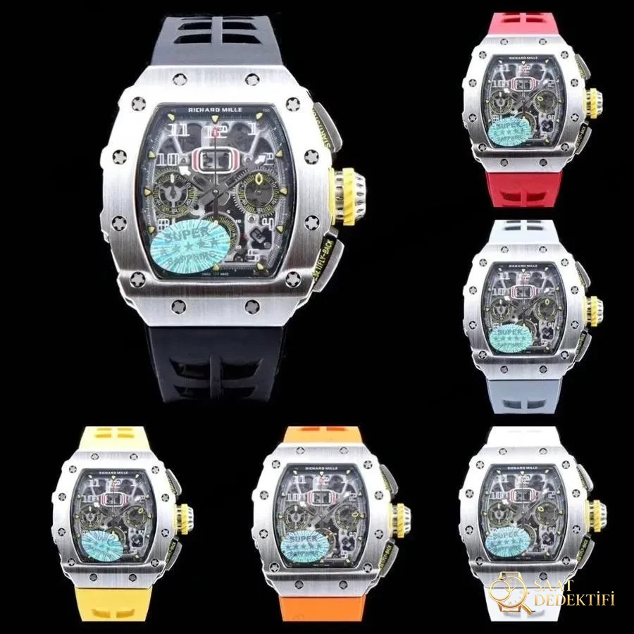KV Factory Richard Mille RM011-03M saat incelemesi - Klips Kilidi ve Lazer Damgalar