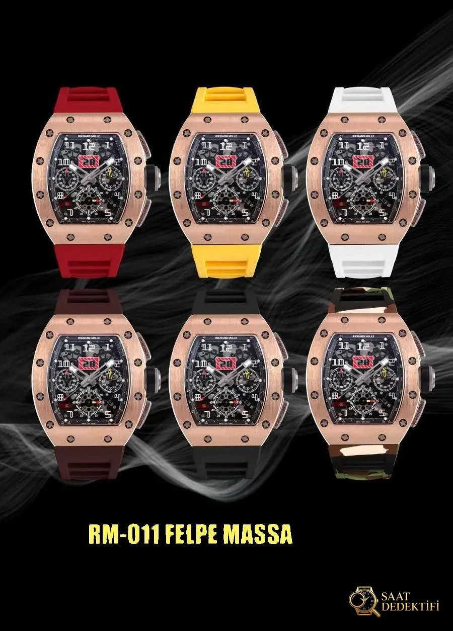 KV Factory Richard Mille RM011-03M saat incelemesi - Fosfor ve Super-LumiNova Gece Görünümü