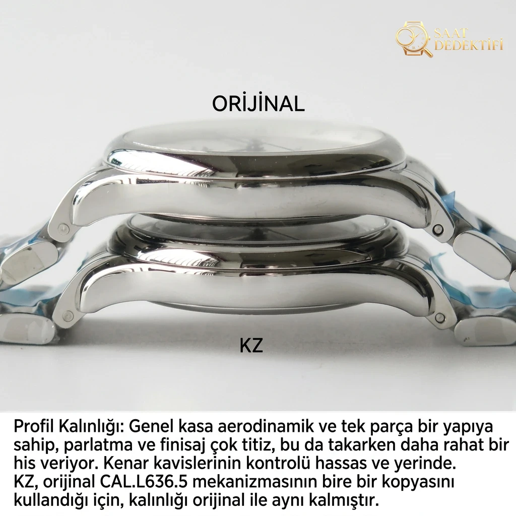 KZ Factory Longines Master Collection çift takvim eta2836 serisi L2.755.4.78.6 orijinal karşılaştırmalı detaylı inceleme - Mekanizma Zemberek ve Balans Detayı