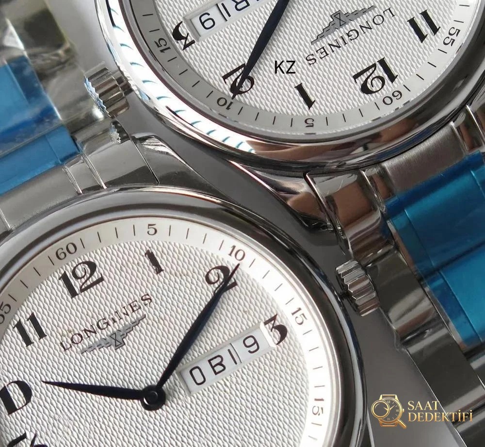 KZ Factory Longines Master Collection çift takvim eta2836 serisi L2.755.4.78.6 orijinal karşılaştırmalı detaylı inceleme - Kadran İbreleri ve Saniye Akışı
