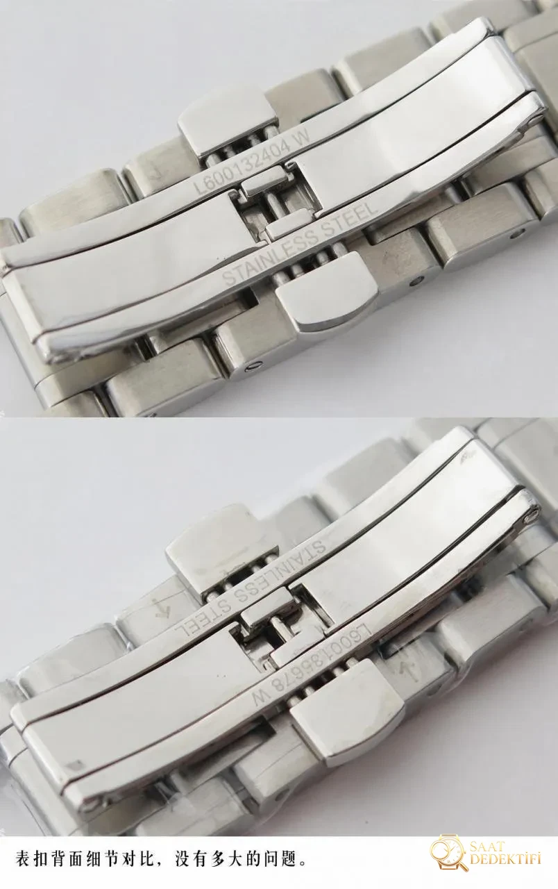 KZ Factory Longines Master Collection çift takvim eta2836 serisi L2.755.4.78.6 orijinal karşılaştırmalı detaylı inceleme - Kordon Dokusu ve Dikiş Detayları