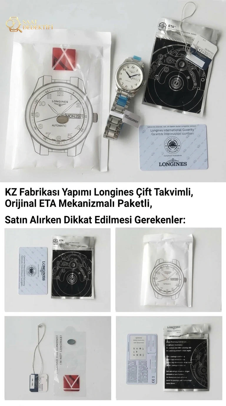 KZ Factory Longines Master Collection çift takvim eta2836 serisi L2.755.4.78.6 orijinal karşılaştırmalı detaylı inceleme - Balans Çarkı ve Zemberek Aksamı