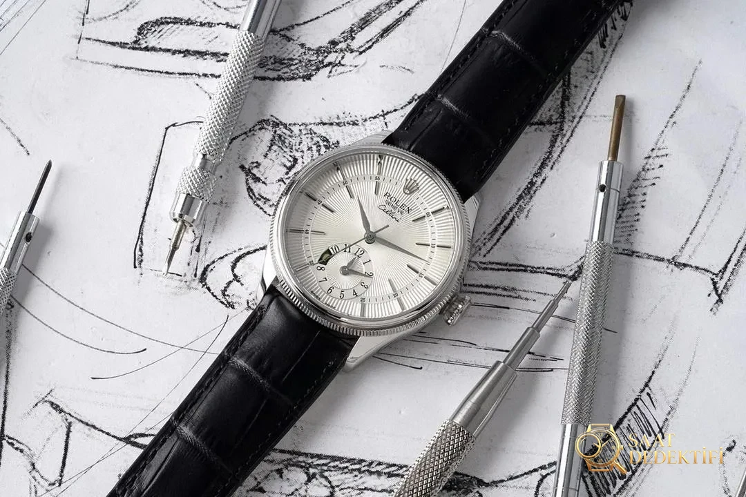 KZ Factory Rolex Cellini çift zaman dilimi saati ilk bakışta belli oluyor mu? - Kasa Profili ve Kurma Kolu İncelemesi
