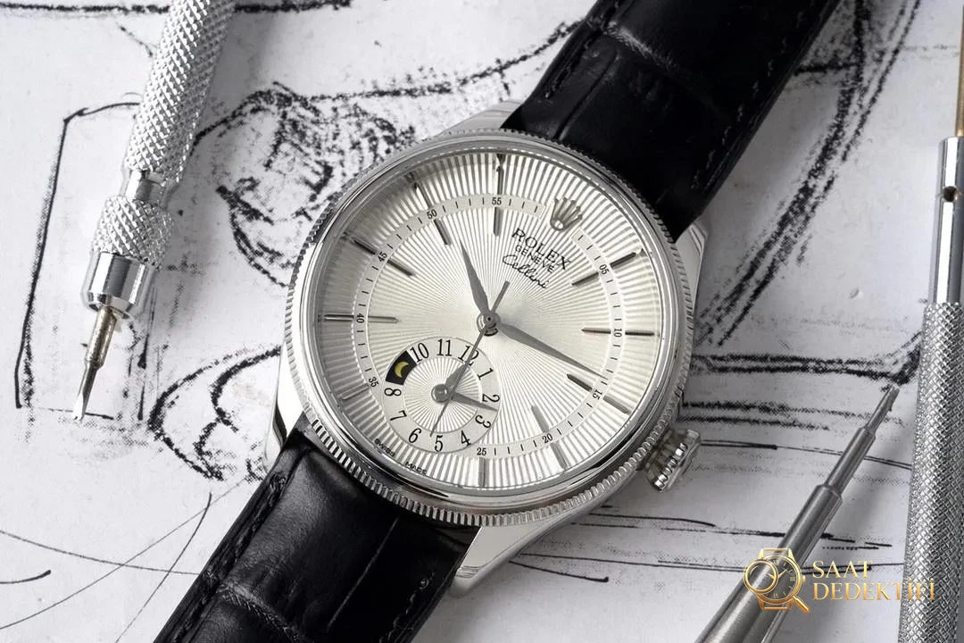 KZ Factory Rolex Cellini çift zaman dilimi saati ilk bakışta belli oluyor mu? - Klips Kilidi ve Lazer Damgalar