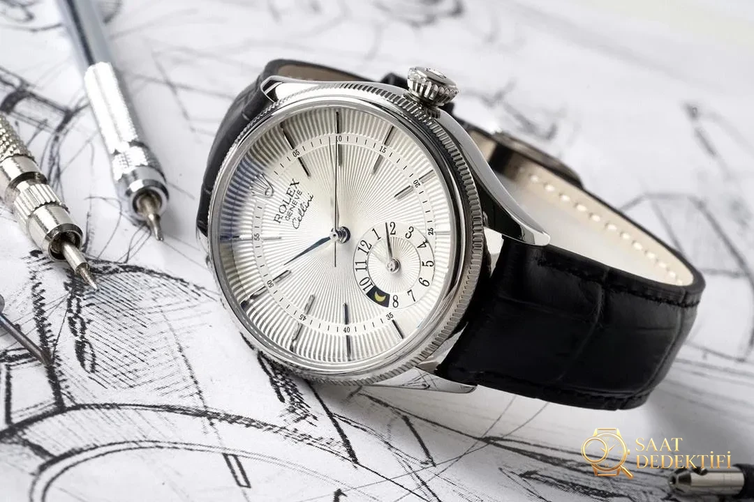 KZ Factory Rolex Cellini çift zaman dilimi saati ilk bakışta belli oluyor mu? - Bilekte Duruş ve Kasa Orantısı