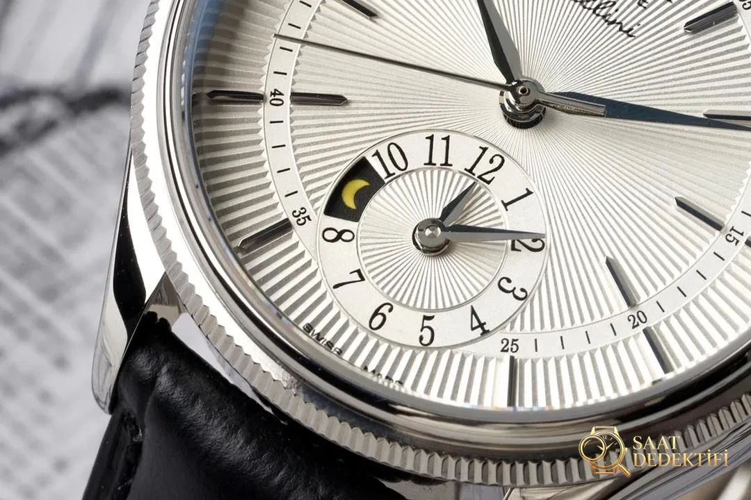 KZ Factory Rolex Cellini çift zaman dilimi saati ilk bakışta belli oluyor mu? - Mekanizma Zemberek ve Balans Detayı