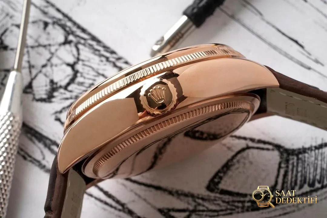 KZ Factory Rolex Cellini çift zaman dilimi saati ilk bakışta belli oluyor mu? - Kasa Çeliği ve Polisaj Kalitesi