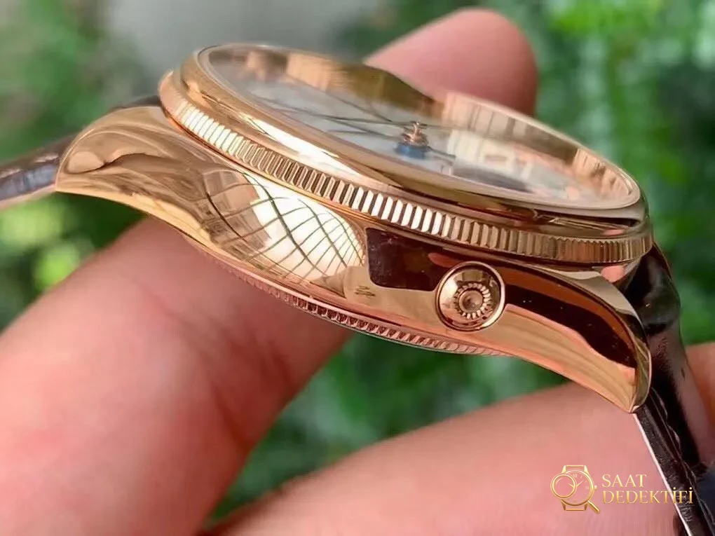 KZ Factory Rolex Cellini Moonphase Gerçek Çekim İncelemesi - Makro Kadran ve İndeks İşçiliği
