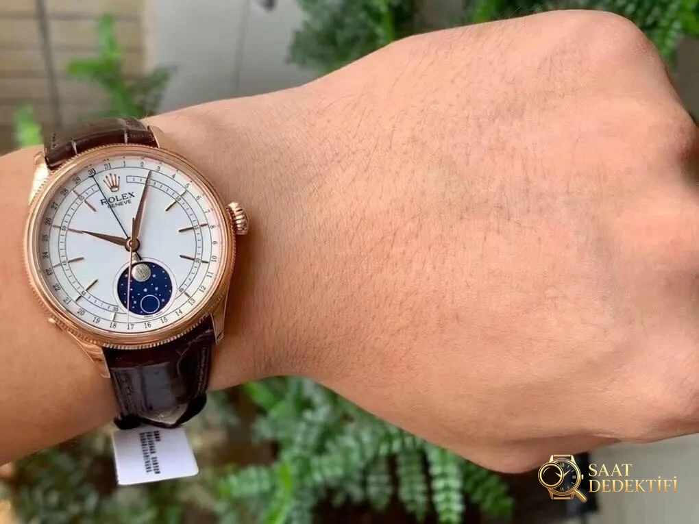 KZ Factory Rolex Cellini Moonphase Gerçek Çekim İncelemesi - Fosfor ve Super-LumiNova Gece Görünümü