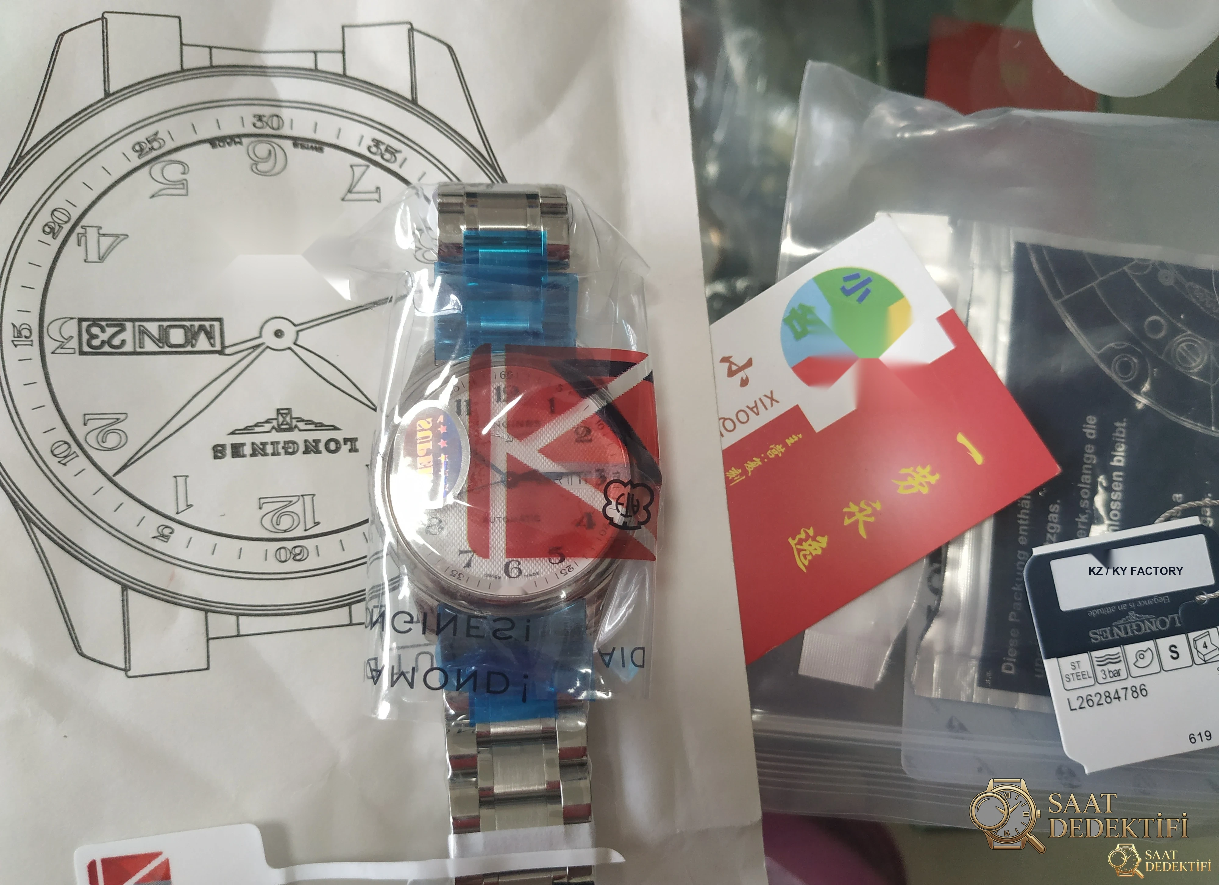 KZ Factory vs KY Factory Longines Master Collection Gün-Tarih Karşılaştırması - Makro Laboratuvar ve Detay İncelemesi