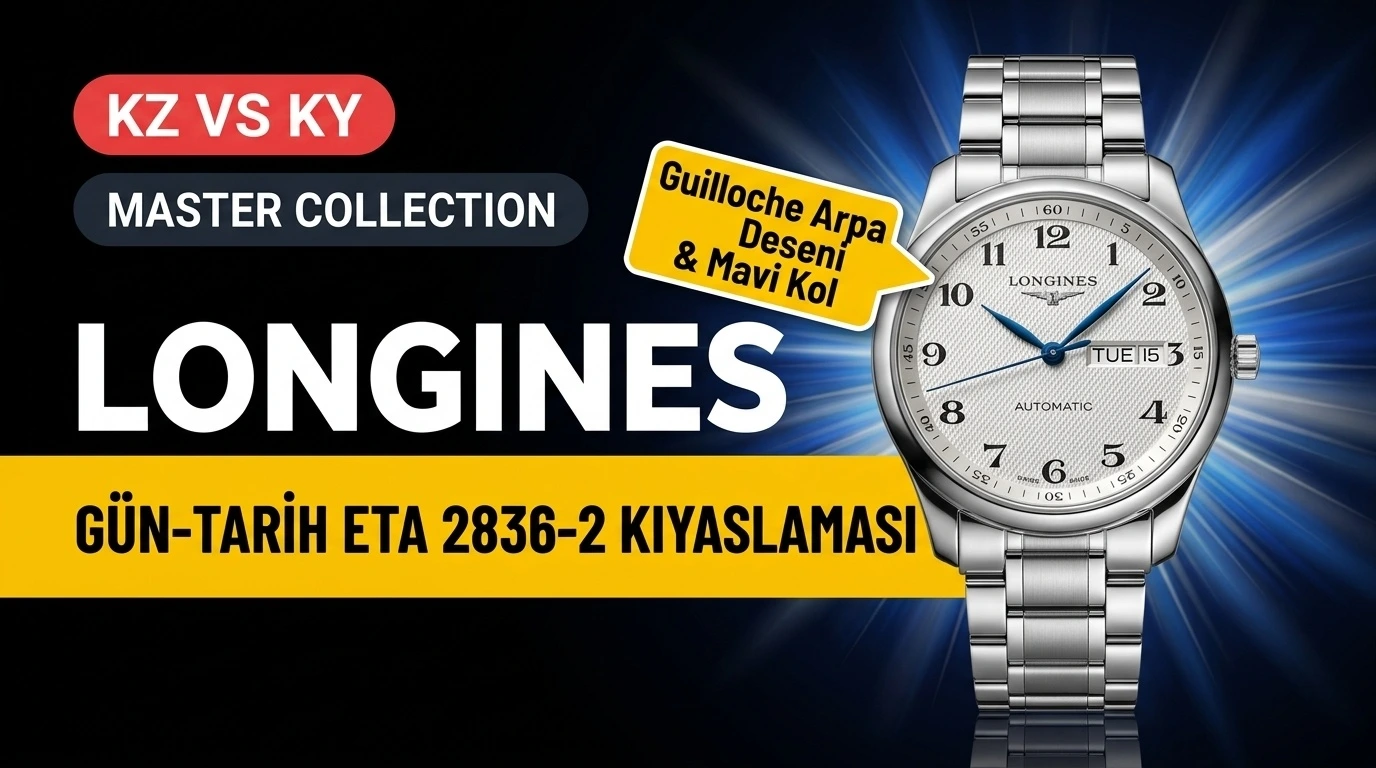 KZ Factory vs KY Factory Longines Master Collection Gün-Tarih Karşılaştırması