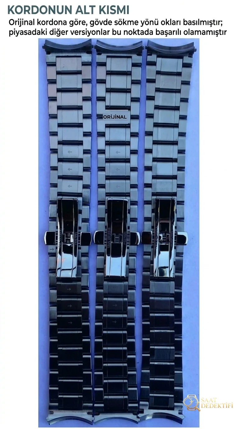 LG Factory Longines Master Collection çift takvim: orijinal ve diğer versiyonlarla ayrıntılı karşılaştırma ve söküm - Yan Profil ve Kordon Bağlantısı