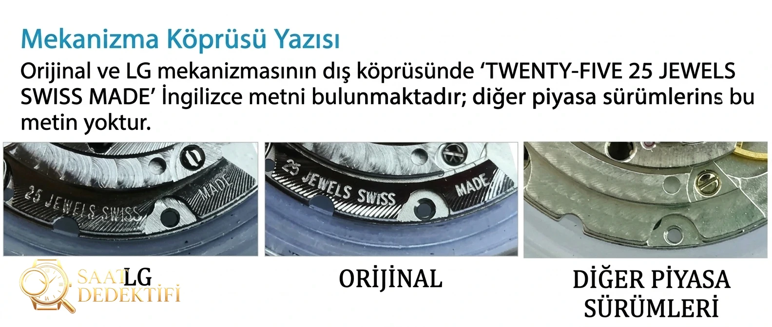 LG Factory Longines Master Collection çift takvim: orijinal ve diğer versiyonlarla ayrıntılı karşılaştırma ve söküm - Bilezik Bakla Ayrımı ve Pim Yapısı