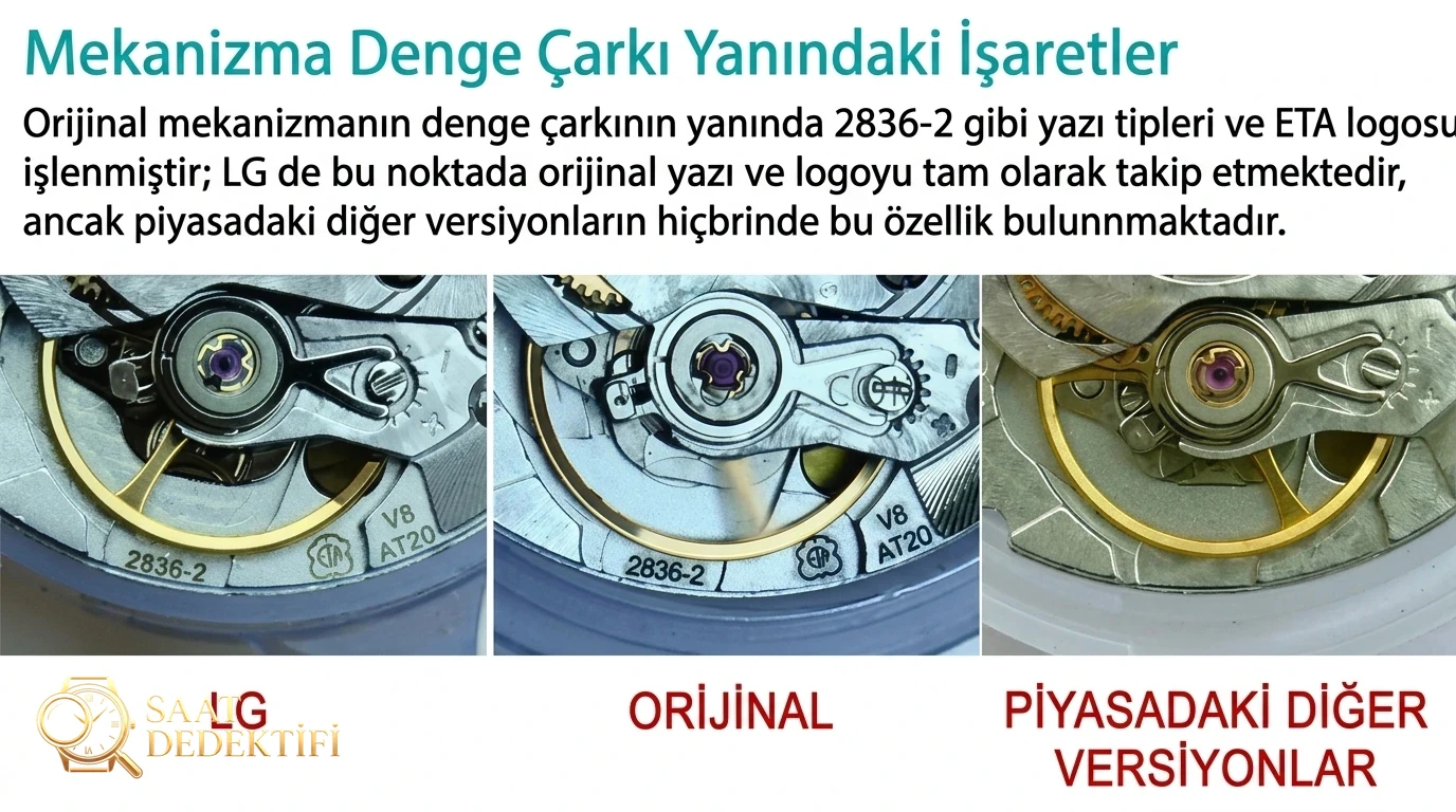 LG Factory Longines Master Collection çift takvim: orijinal ve diğer versiyonlarla ayrıntılı karşılaştırma ve söküm - Kadran İbreleri ve Saniye Akışı