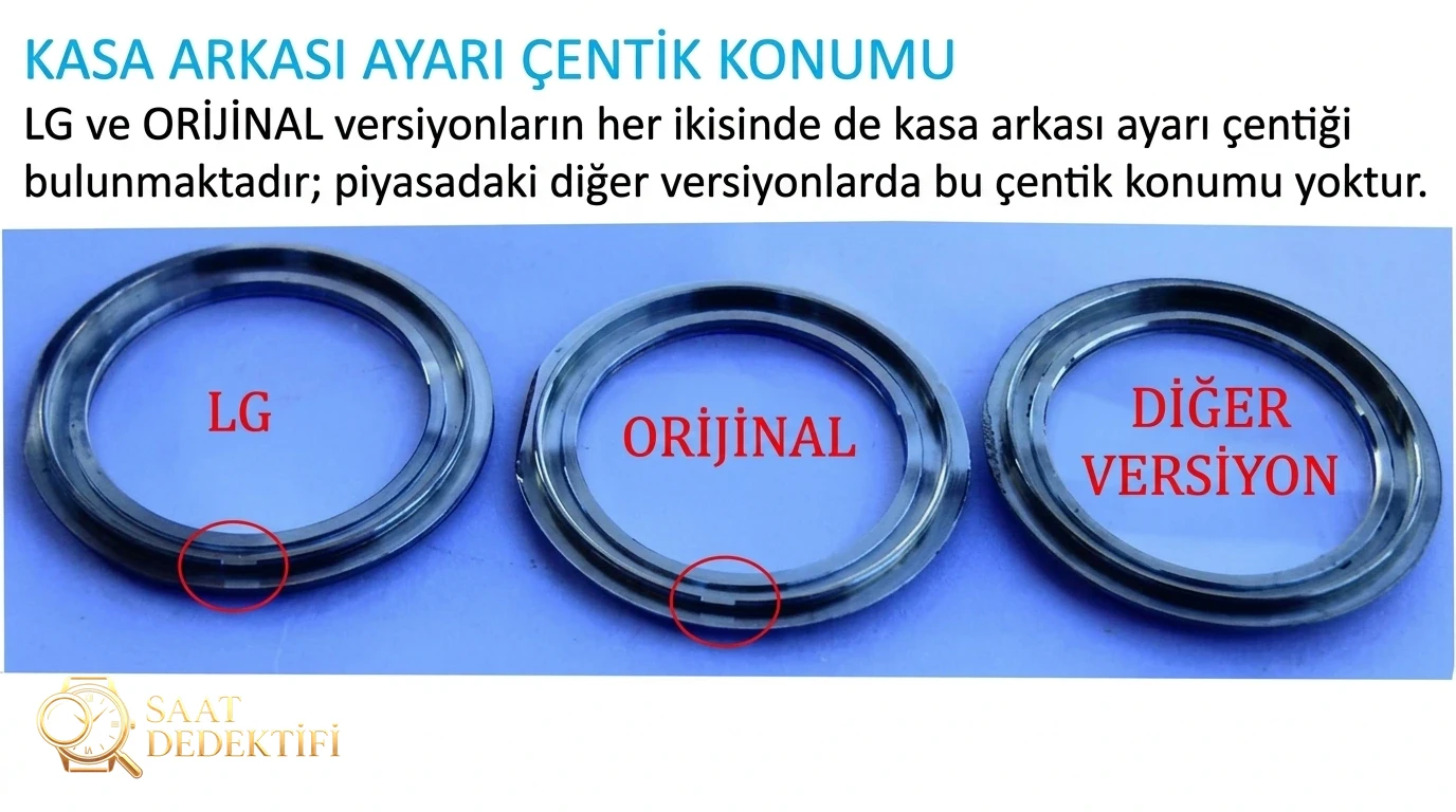 LG Factory Longines Master Collection çift takvim: orijinal ve diğer versiyonlarla ayrıntılı karşılaştırma ve söküm - Cam Yansıma Önleyici (AR) Kaplama