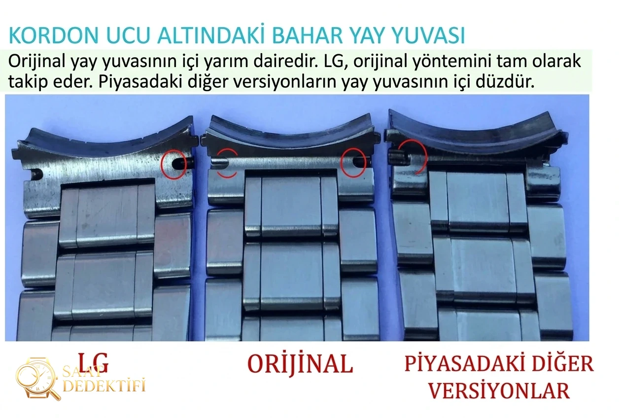 LG Factory Longines Master Collection çift takvim: orijinal ve diğer versiyonlarla ayrıntılı karşılaştırma ve söküm - Arka Kapak Gravür ve Seri Numarası