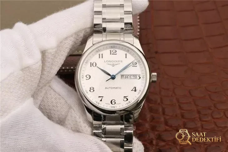 LG Factory Longines Master Collection çift takvim: orijinal ve diğer versiyonlarla ayrıntılı karşılaştırma ve söküm - Kadran Güneş Işını (Sunburst) Efekti