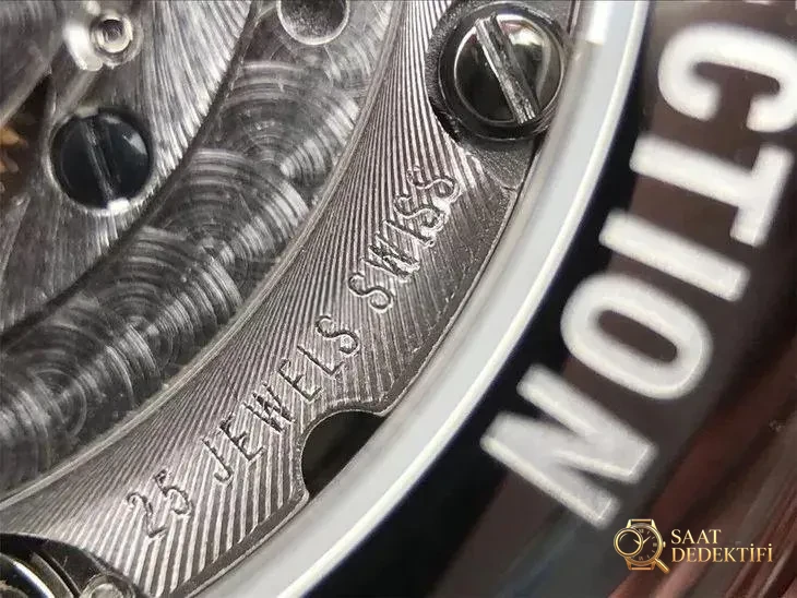 LG Factory Longines Master Collection çift takvim: orijinal ve diğer versiyonlarla ayrıntılı karşılaştırma ve söküm - Kasa Arka Yivleri ve Sızdırmazlık Contası