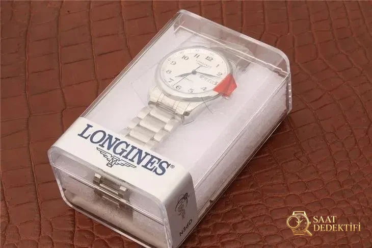 LG Factory Longines Master Collection çift takvim: orijinal ve diğer versiyonlarla ayrıntılı karşılaştırma ve söküm - Deri Kordon Dikiş ve Kenar Boyası