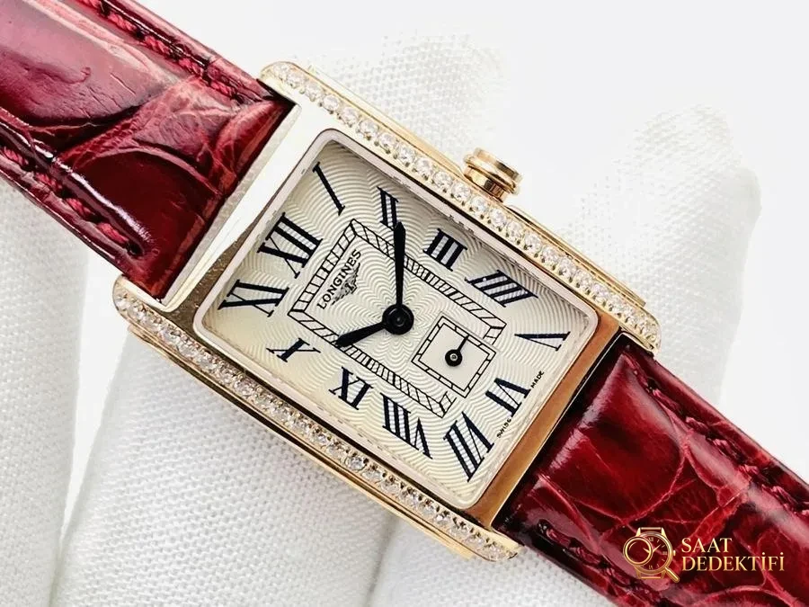 LG Factory2021 Longines DolceVita timsah derisi serisi v2 yükseltilmiş versiyon - Kadran Detayı ve Bezel İşçiliği