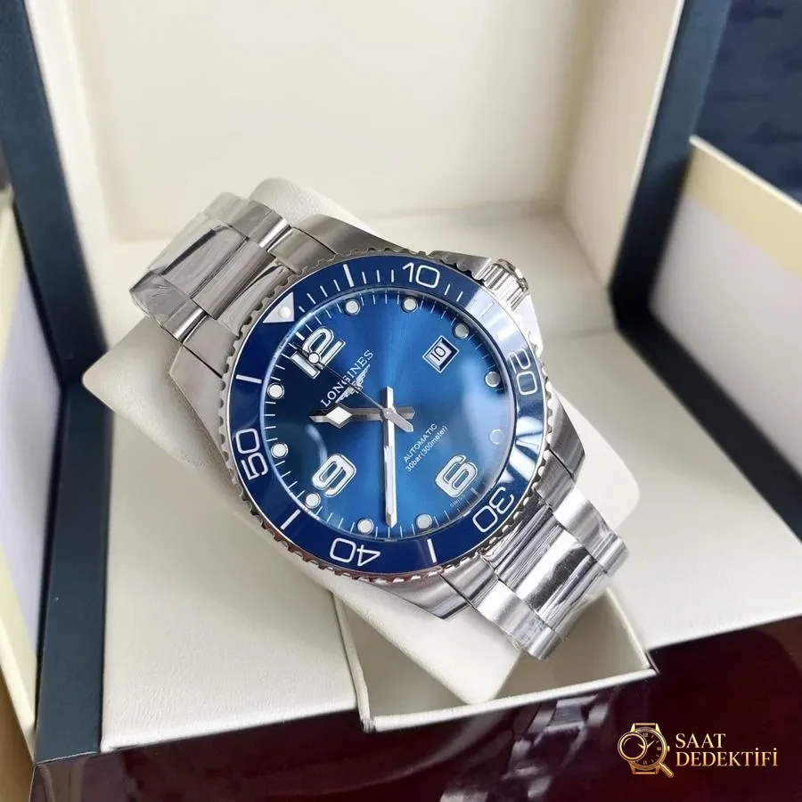 Longines Conquest dalış serisi erkek kol saati incelemesi - Klips Kilidi ve Lazer Damgalar